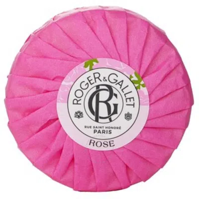 Roger&gallet Roger & Gallet Ladies Rose Wellbeing Soap 3.5 oz Bath & Body 3701436910037 In White