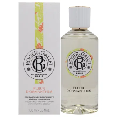 Roger&gallet Wellbeing Fragrant Water Spray - Osmanthus Flower By Roger & Gallet For Unisex - 3.3 oz Spray In White