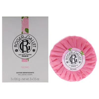 Roger&gallet Wellbeing Soap Set - Rose By Roger & Gallet For Unisex - 3 X 3.5oz Soap