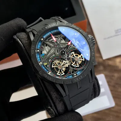 Pre-owned Roger Dubuis Aventador Excalibre 44 Swiss Semi Eta Automatic Men's Watch