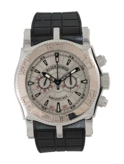 Pre-owned Roger Dubuis Easy Diver Chronograph Watch In Multi
