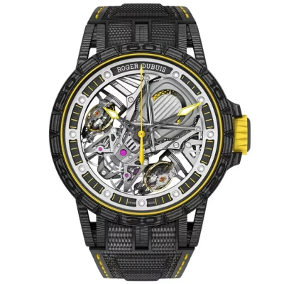 Roger Dubuis Excalibur Aventador S 45 Hand Wind Men's Watch Dbex0613 In Black