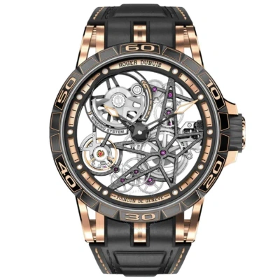 Roger Dubuis Excalibur Spider Aventador S 45 Automatic Men's Watch Dbex0647 In Brown