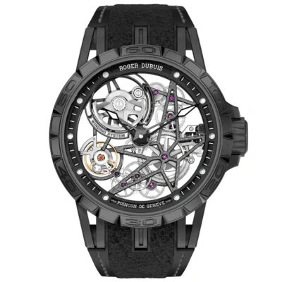 Roger Dubuis Excalibur Spider Pirelli Black Dlc Automatic Men's Watch Dbex0826