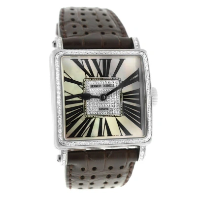 Roger Dubuis Golden Square Automatic Diamond Unisex Watch 2328 In Black