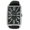 ROGER DUBUIS PRE-OWNED ROGER DUBUIS HORLOGER GENEVOIS AUTOMATIC DIAMOND BLACK DIAL UNISEX WATCH 0204419601923