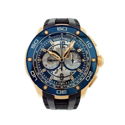 Roger Dubuis Pulsion Chronograph Automatic Black Dial Men's Watch Rddbpu0003 In Blue