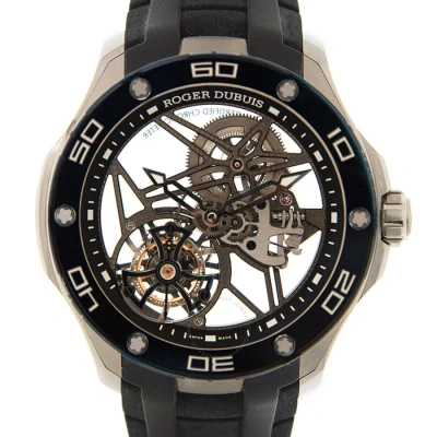 Roger Dubuis Pulsion Tourbillon Hand Wind Men's Watch Rddbpu0010 In Black