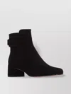 Roger Vivier Trs Vivier Suede Ankle Boots In Black