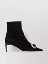 Roger Vivier 55 Ankle Buckle Bootie Toe