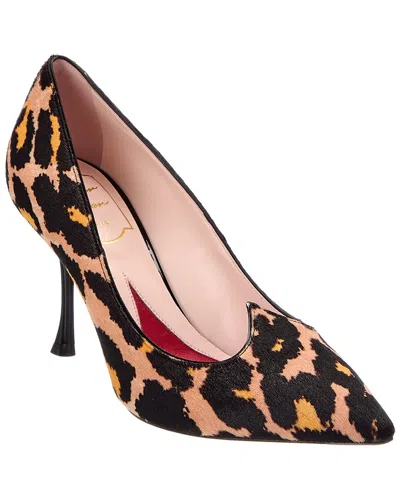 Roger Vivier 80 Canvas Pump In Multi
