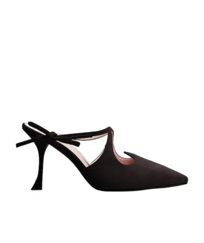Roger Vivier 90mm Suede Pumps In Black