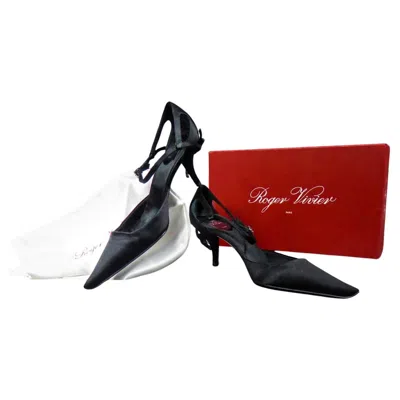 Pre-owned Roger Vivier A  Pair Of Evening Heels Shoes Circa 2000 In Red