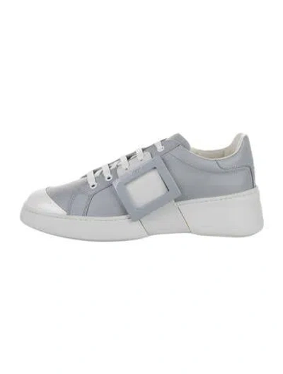 Pre-owned Roger Vivier Acrylic Athletic Sneakers In Blue