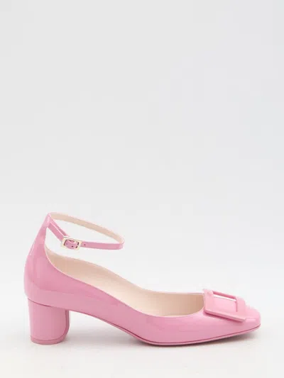 Roger Vivier Ankle Strap Pumps In Pink