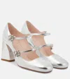 Roger Vivier Babies Tres Vivier Strass 85 In Silver