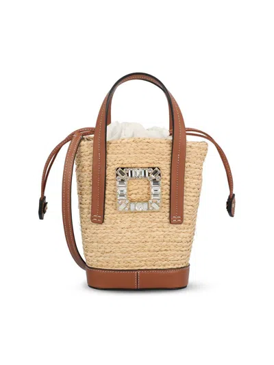 Roger Vivier Bags In C600(natural)+s018(cognac Scu