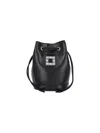 Roger Vivier Black Trs Vivier Bucket Bag