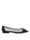 Roger Vivier Gommettine Ballerina Flats In Black