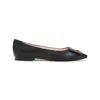 Roger Vivier Woman Ballet Flats Black Size 10 Leather In Black