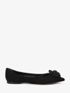 Roger Vivier Ballerine I Love Vivier Con Rosa In Black