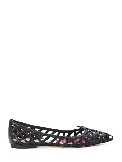 Roger Vivier I Love Vivier Multistrap Ballerinas In Black