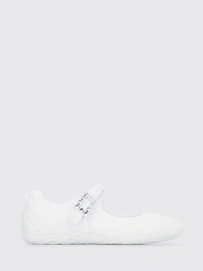 Roger Vivier Viv Low Mary-jane Ballet Flats In White