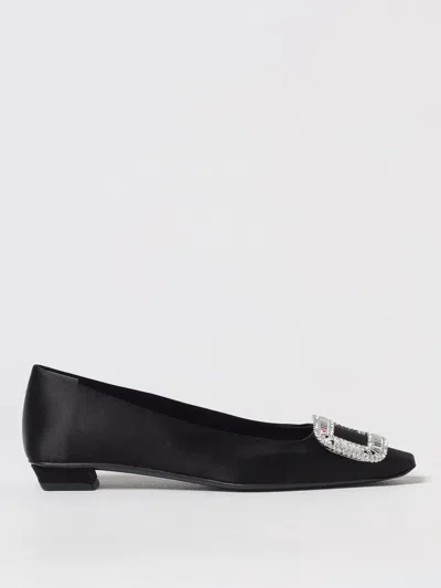 ROGER VIVIER BALLET FLATS ROGER VIVIER WOMAN COLOR BLACK,421659002