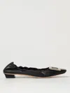 Roger Vivier Belle Vivier Ballet Flats In Schwarz
