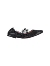 Roger Vivier Ballet Flats With Straps In Black  