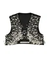 Roger Vivier Beaded Vest In Black