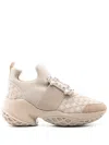 Roger Vivier Crystal Buckle Mesh Sneakers