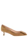 Roger Vivier Women's Viv In Beige