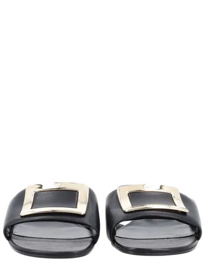 Roger Vivier Belle Mule Sandal In Black