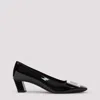 Roger Vivier Belle Pumps With Squared Toe In Black