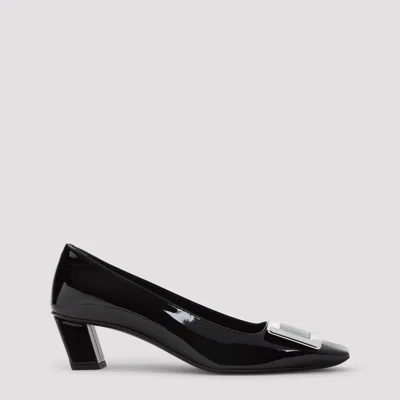 Roger Vivier Belle Pumps With 4.5cm Heel For Women In Black