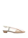 Roger Vivier Belle Slingback Pumps In Neutral
