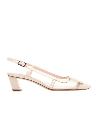 Roger Vivier Belle Viver Sandals In Nude