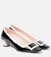 Roger Vivier 45mm Belle Vivier Patent Leather Pumps In Black