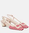 Roger Vivier Belle Vivier 45 Patent Leather Slingback Pumps In Red