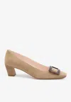 Roger Vivier Belle Vivier Slingback Pumps In Sand