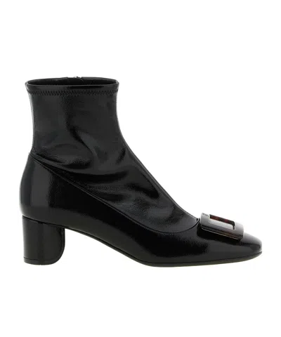 Roger Vivier 'belle Vivier' Ankle Boots In Black