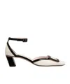 Roger Vivier Woman Pumps Ivory Size 11 Leather In Black