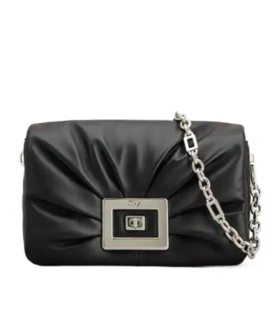 Roger Vivier Belle Vivier Bag In Leather In Black