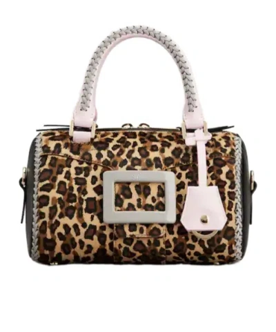 Roger Vivier Belle Vivier Bag In Pony Effect Leather In Multi