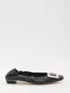 Roger Vivier Belle Vivier Ballet Flats In Black
