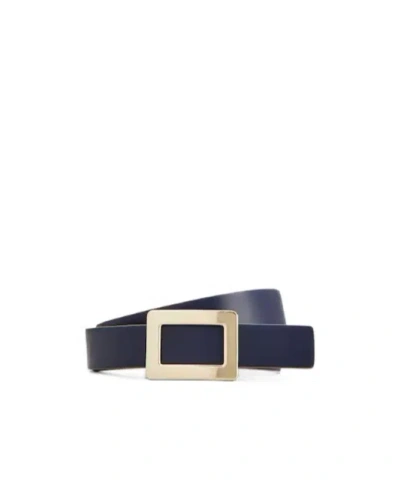 Roger Vivier Belle Vivier Belt In Black