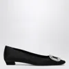 Roger Vivier Belle Vivier Satin Ballet Flats