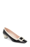 Roger Vivier Belle Vivier Pumps In Nero/ Cire