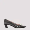 Roger Vivier Belle Vivier Buckle Pumps In Cenere Scuro
